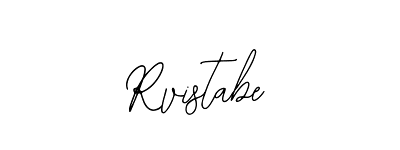 Make a beautiful signature design for name Rvistabe. With this signature (Bearetta-2O07w) style, you can create a handwritten signature for free. Rvistabe signature style 12 images and pictures png