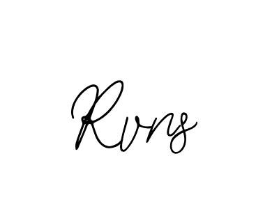 You should practise on your own different ways (Bearetta-2O07w) to write your name (Rvns) in signature. don't let someone else do it for you. Rvns signature style 12 images and pictures png