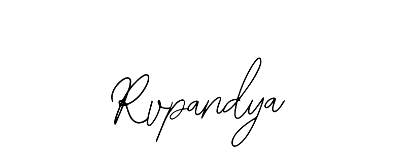 Also we have Rvpandya name is the best signature style. Create professional handwritten signature collection using Bearetta-2O07w autograph style. Rvpandya signature style 12 images and pictures png