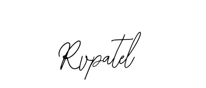 How to Draw Rvpatel signature style? Bearetta-2O07w is a latest design signature styles for name Rvpatel. Rvpatel signature style 12 images and pictures png