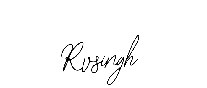 Make a beautiful signature design for name Rvsingh. Use this online signature maker to create a handwritten signature for free. Rvsingh signature style 12 images and pictures png