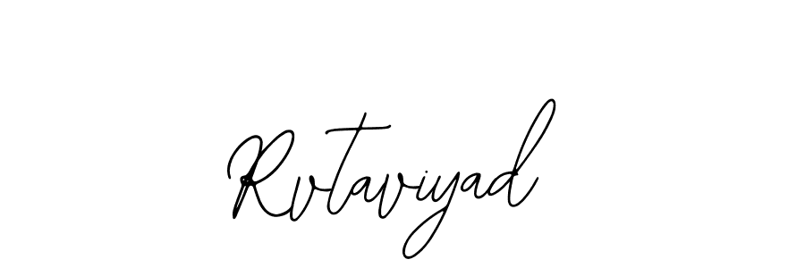 Similarly Bearetta-2O07w is the best handwritten signature design. Signature creator online .You can use it as an online autograph creator for name Rvtaviyad. Rvtaviyad signature style 12 images and pictures png