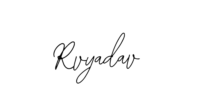 How to Draw Rvyadav signature style? Bearetta-2O07w is a latest design signature styles for name Rvyadav. Rvyadav signature style 12 images and pictures png