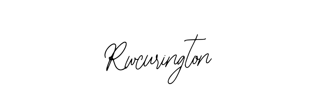 Rwcurington stylish signature style. Best Handwritten Sign (Bearetta-2O07w) for my name. Handwritten Signature Collection Ideas for my name Rwcurington. Rwcurington signature style 12 images and pictures png