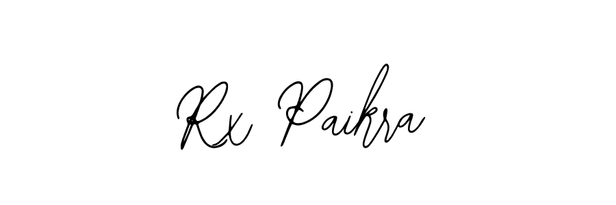 Use a signature maker to create a handwritten signature online. With this signature software, you can design (Bearetta-2O07w) your own signature for name Rx Paikra. Rx Paikra signature style 12 images and pictures png