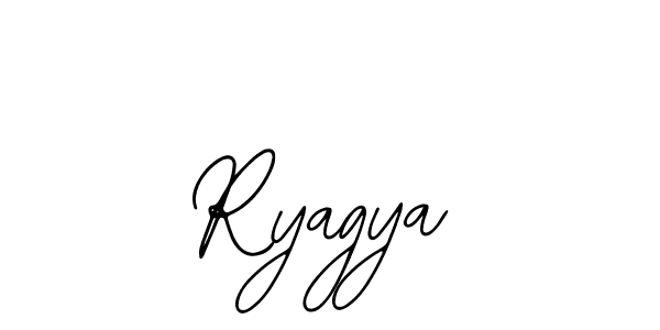 Make a beautiful signature design for name Ryagya. Use this online signature maker to create a handwritten signature for free. Ryagya signature style 12 images and pictures png