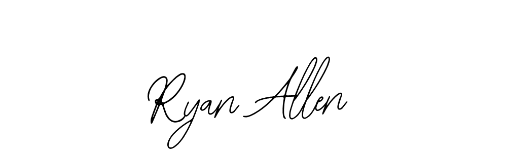 Similarly Bearetta-2O07w is the best handwritten signature design. Signature creator online .You can use it as an online autograph creator for name Ryan Allen. Ryan Allen signature style 12 images and pictures png