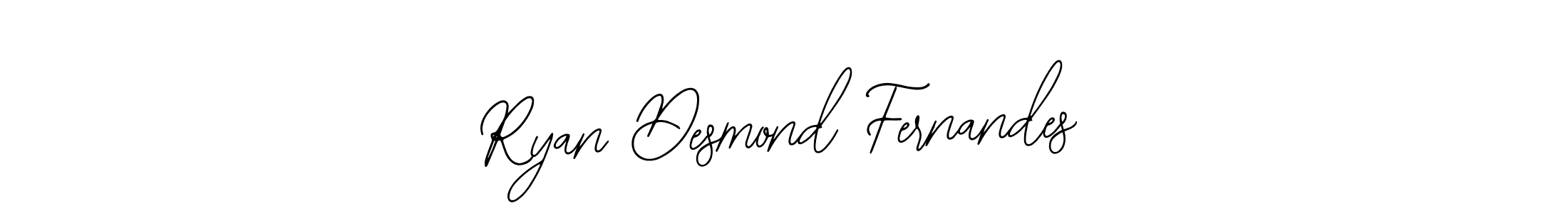 Also You can easily find your signature by using the search form. We will create Ryan Desmond Fernandes name handwritten signature images for you free of cost using Bearetta-2O07w sign style. Ryan Desmond Fernandes signature style 12 images and pictures png