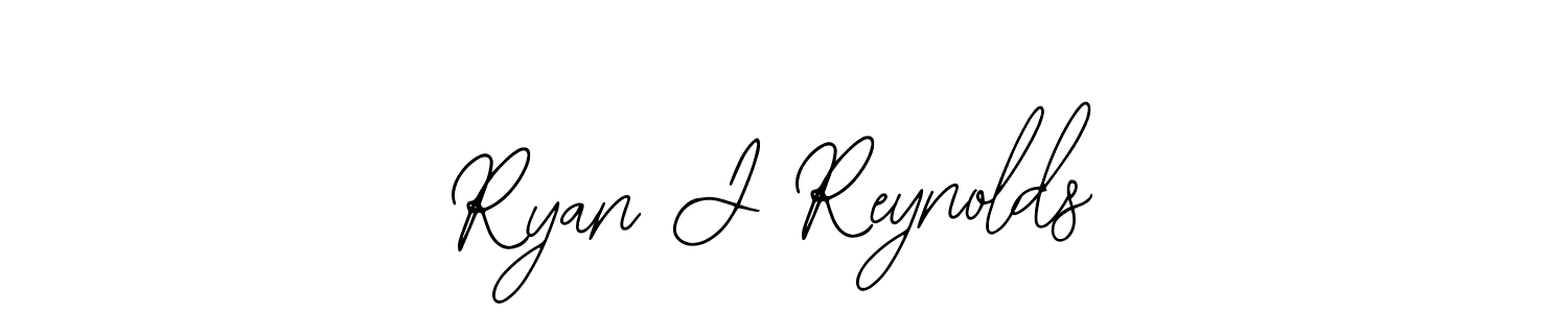 Design your own signature with our free online signature maker. With this signature software, you can create a handwritten (Bearetta-2O07w) signature for name Ryan J Reynolds. Ryan J Reynolds signature style 12 images and pictures png