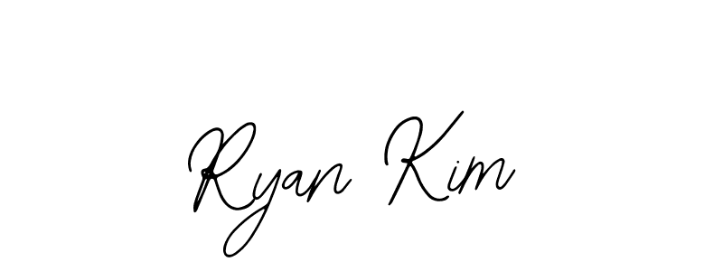 Use a signature maker to create a handwritten signature online. With this signature software, you can design (Bearetta-2O07w) your own signature for name Ryan Kim. Ryan Kim signature style 12 images and pictures png