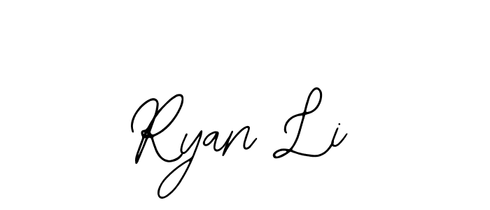 Make a beautiful signature design for name Ryan Li. With this signature (Bearetta-2O07w) style, you can create a handwritten signature for free. Ryan Li signature style 12 images and pictures png