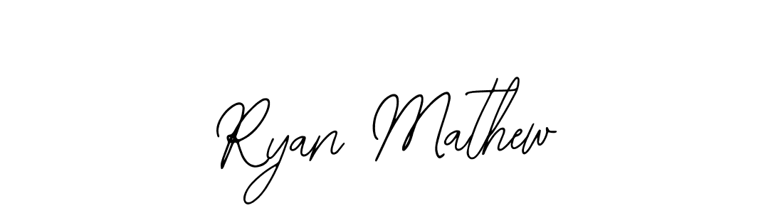 Also You can easily find your signature by using the search form. We will create Ryan Mathew name handwritten signature images for you free of cost using Bearetta-2O07w sign style. Ryan Mathew signature style 12 images and pictures png