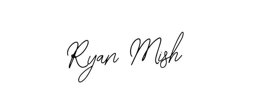 The best way (Bearetta-2O07w) to make a short signature is to pick only two or three words in your name. The name Ryan Mish include a total of six letters. For converting this name. Ryan Mish signature style 12 images and pictures png