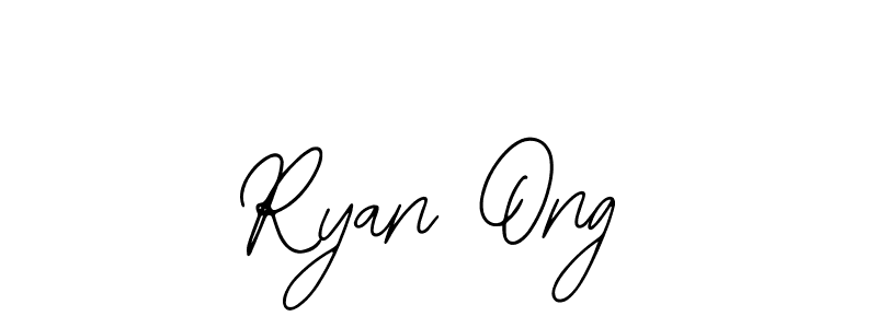 Design your own signature with our free online signature maker. With this signature software, you can create a handwritten (Bearetta-2O07w) signature for name Ryan Ong. Ryan Ong signature style 12 images and pictures png