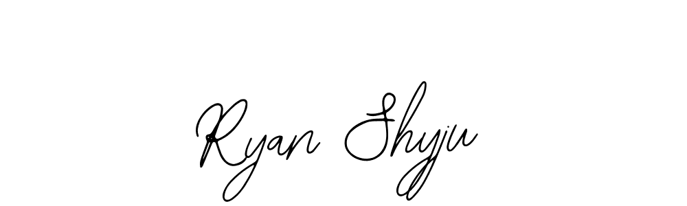 Use a signature maker to create a handwritten signature online. With this signature software, you can design (Bearetta-2O07w) your own signature for name Ryan Shyju. Ryan Shyju signature style 12 images and pictures png