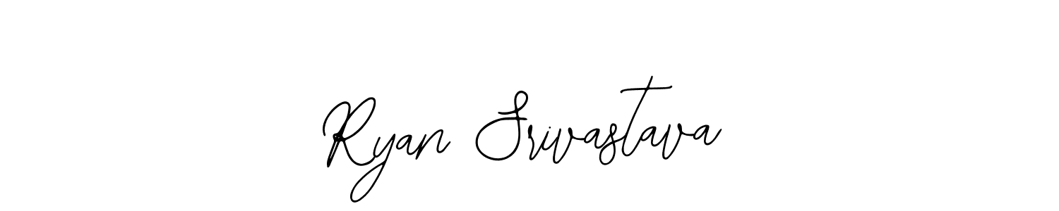 You should practise on your own different ways (Bearetta-2O07w) to write your name (Ryan Srivastava) in signature. don't let someone else do it for you. Ryan Srivastava signature style 12 images and pictures png