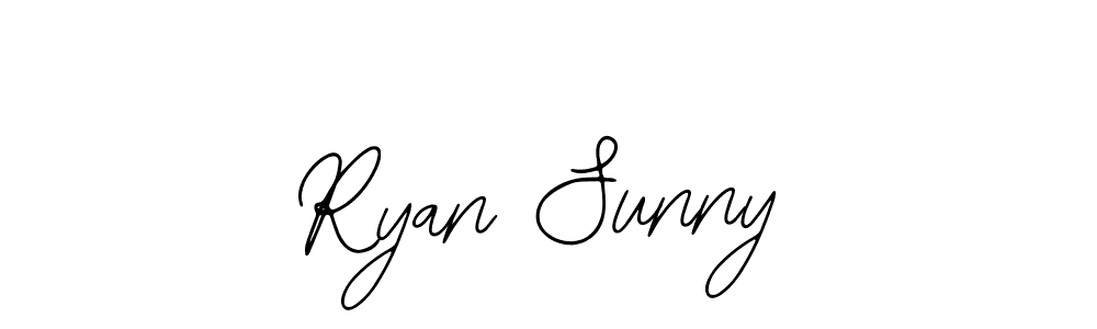 if you are searching for the best signature style for your name Ryan Sunny. so please give up your signature search. here we have designed multiple signature styles  using Bearetta-2O07w. Ryan Sunny signature style 12 images and pictures png