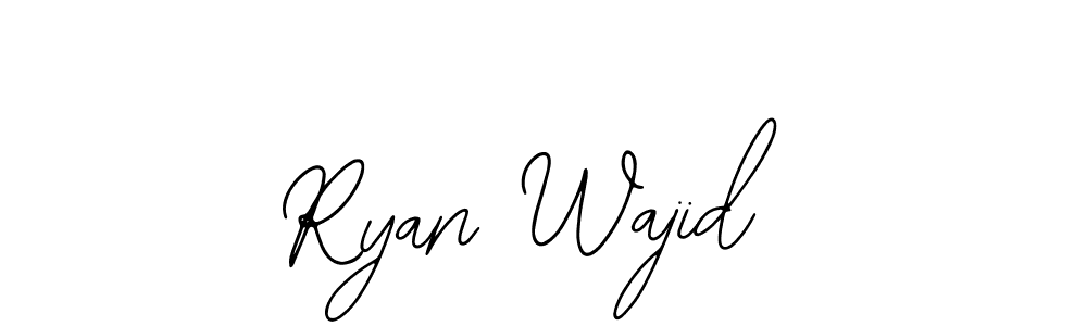 You can use this online signature creator to create a handwritten signature for the name Ryan Wajid. This is the best online autograph maker. Ryan Wajid signature style 12 images and pictures png