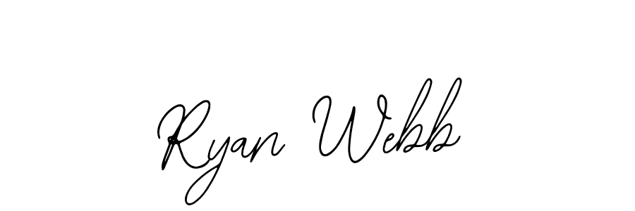 if you are searching for the best signature style for your name Ryan Webb. so please give up your signature search. here we have designed multiple signature styles  using Bearetta-2O07w. Ryan Webb signature style 12 images and pictures png