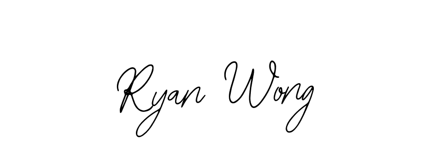 Ryan Wong stylish signature style. Best Handwritten Sign (Bearetta-2O07w) for my name. Handwritten Signature Collection Ideas for my name Ryan Wong. Ryan Wong signature style 12 images and pictures png