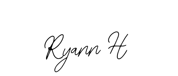 Here are the top 10 professional signature styles for the name Ryann H. These are the best autograph styles you can use for your name. Ryann H signature style 12 images and pictures png