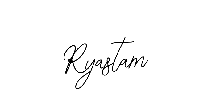 How to make Ryastam name signature. Use Bearetta-2O07w style for creating short signs online. This is the latest handwritten sign. Ryastam signature style 12 images and pictures png