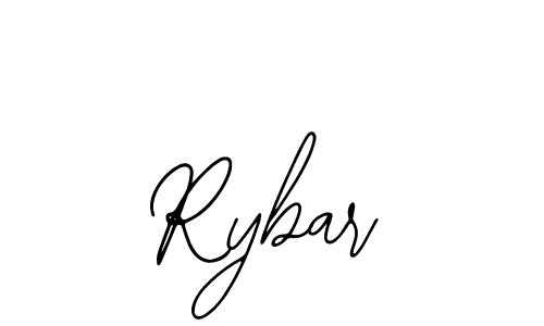 Design your own signature with our free online signature maker. With this signature software, you can create a handwritten (Bearetta-2O07w) signature for name Rybar. Rybar signature style 12 images and pictures png