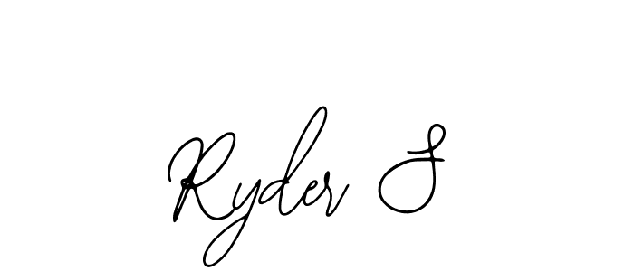 Similarly Bearetta-2O07w is the best handwritten signature design. Signature creator online .You can use it as an online autograph creator for name Ryder S. Ryder S signature style 12 images and pictures png