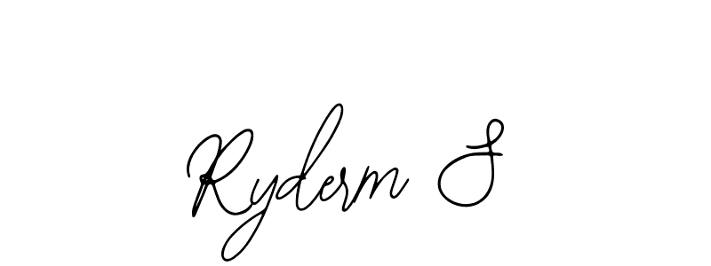 Also You can easily find your signature by using the search form. We will create Ryderm S name handwritten signature images for you free of cost using Bearetta-2O07w sign style. Ryderm S signature style 12 images and pictures png