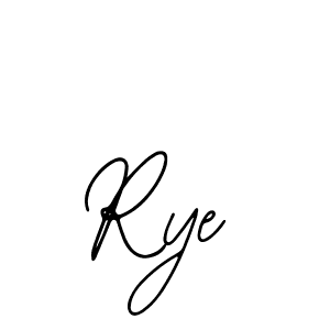 Make a beautiful signature design for name Rye. With this signature (Bearetta-2O07w) style, you can create a handwritten signature for free. Rye signature style 12 images and pictures png