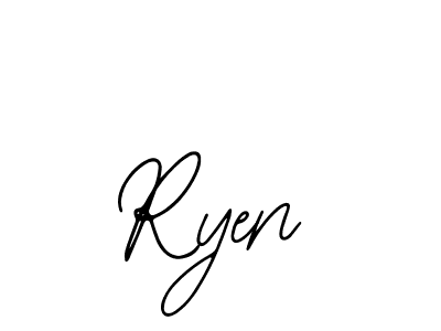 Also we have Ryen name is the best signature style. Create professional handwritten signature collection using Bearetta-2O07w autograph style. Ryen signature style 12 images and pictures png