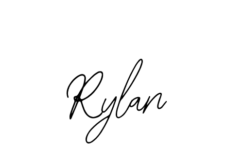 The best way (Bearetta-2O07w) to make a short signature is to pick only two or three words in your name. The name Rylan include a total of six letters. For converting this name. Rylan signature style 12 images and pictures png