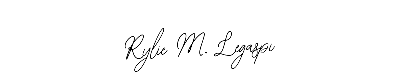 Similarly Bearetta-2O07w is the best handwritten signature design. Signature creator online .You can use it as an online autograph creator for name Rylie M. Legaspi. Rylie M. Legaspi signature style 12 images and pictures png