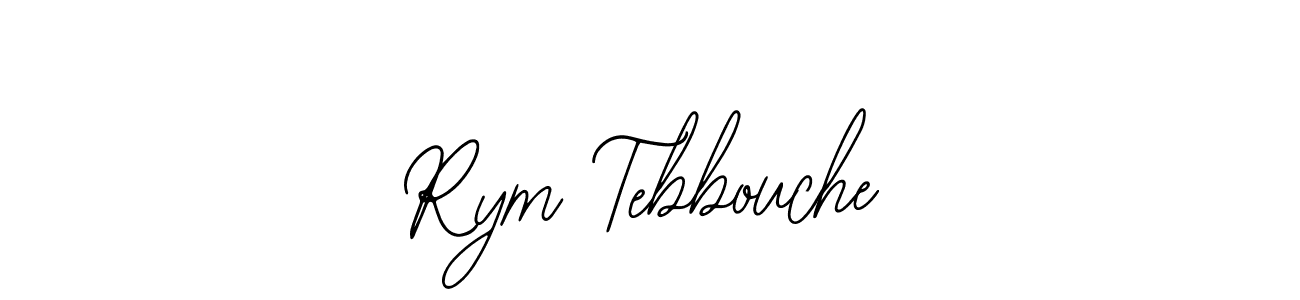 Similarly Bearetta-2O07w is the best handwritten signature design. Signature creator online .You can use it as an online autograph creator for name Rym Tebbouche. Rym Tebbouche signature style 12 images and pictures png