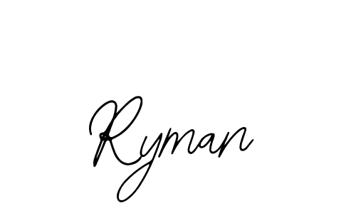 You should practise on your own different ways (Bearetta-2O07w) to write your name (Ryman) in signature. don't let someone else do it for you. Ryman signature style 12 images and pictures png
