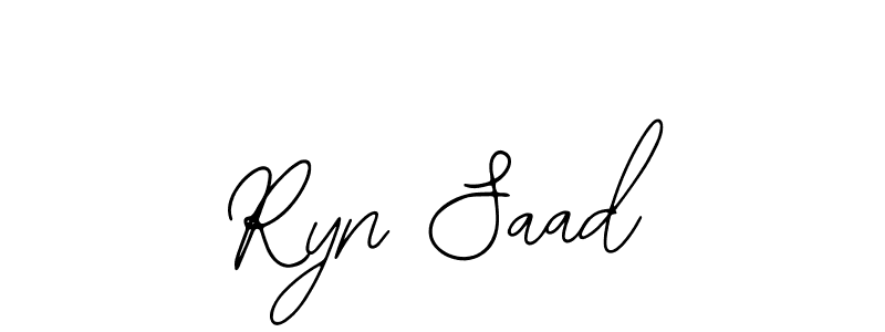 You can use this online signature creator to create a handwritten signature for the name Ryn Saad. This is the best online autograph maker. Ryn Saad signature style 12 images and pictures png