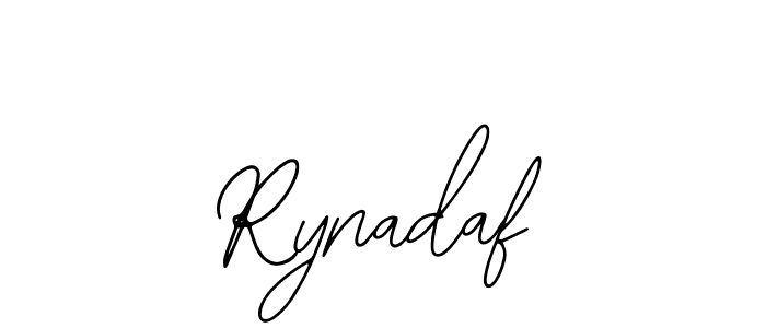 How to make Rynadaf name signature. Use Bearetta-2O07w style for creating short signs online. This is the latest handwritten sign. Rynadaf signature style 12 images and pictures png
