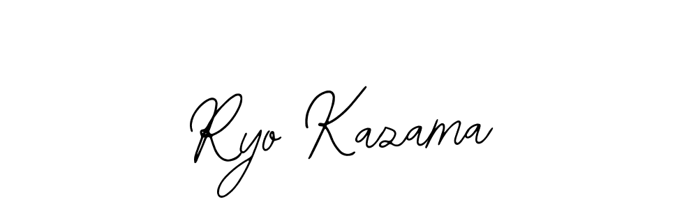 Bearetta-2O07w is a professional signature style that is perfect for those who want to add a touch of class to their signature. It is also a great choice for those who want to make their signature more unique. Get Ryo Kazama name to fancy signature for free. Ryo Kazama signature style 12 images and pictures png