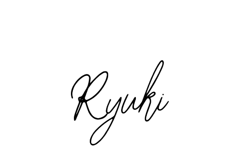 Ryuki stylish signature style. Best Handwritten Sign (Bearetta-2O07w) for my name. Handwritten Signature Collection Ideas for my name Ryuki. Ryuki signature style 12 images and pictures png