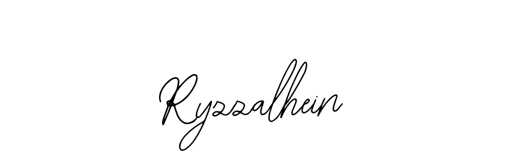Use a signature maker to create a handwritten signature online. With this signature software, you can design (Bearetta-2O07w) your own signature for name Ryzzalhein. Ryzzalhein signature style 12 images and pictures png