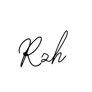 Also we have Rzh name is the best signature style. Create professional handwritten signature collection using Bearetta-2O07w autograph style. Rzh signature style 12 images and pictures png