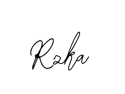 Design your own signature with our free online signature maker. With this signature software, you can create a handwritten (Bearetta-2O07w) signature for name Rzka. Rzka signature style 12 images and pictures png