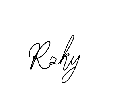 Bearetta-2O07w is a professional signature style that is perfect for those who want to add a touch of class to their signature. It is also a great choice for those who want to make their signature more unique. Get Rzky name to fancy signature for free. Rzky signature style 12 images and pictures png