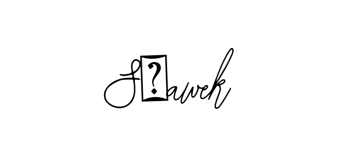 You should practise on your own different ways (Bearetta-2O07w) to write your name (Sławek) in signature. don't let someone else do it for you. Sławek signature style 12 images and pictures png