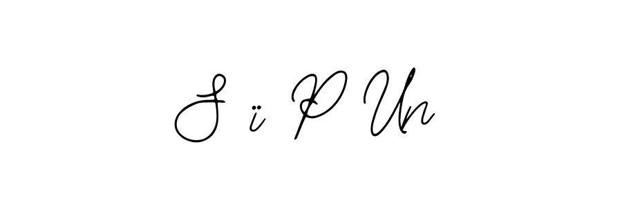 You should practise on your own different ways (Bearetta-2O07w) to write your name (S ï P Un) in signature. don't let someone else do it for you. S ï P Un signature style 12 images and pictures png