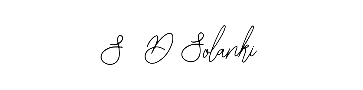 Use a signature maker to create a handwritten signature online. With this signature software, you can design (Bearetta-2O07w) your own signature for name S  D Solanki. S  D Solanki signature style 12 images and pictures png