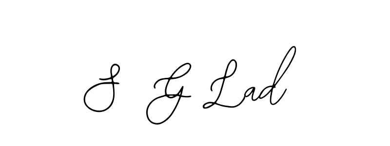 S  G Lad stylish signature style. Best Handwritten Sign (Bearetta-2O07w) for my name. Handwritten Signature Collection Ideas for my name S  G Lad. S  G Lad signature style 12 images and pictures png