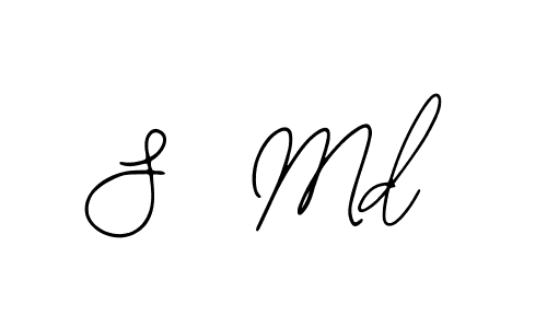 Make a beautiful signature design for name S  Md. Use this online signature maker to create a handwritten signature for free. S  Md signature style 12 images and pictures png