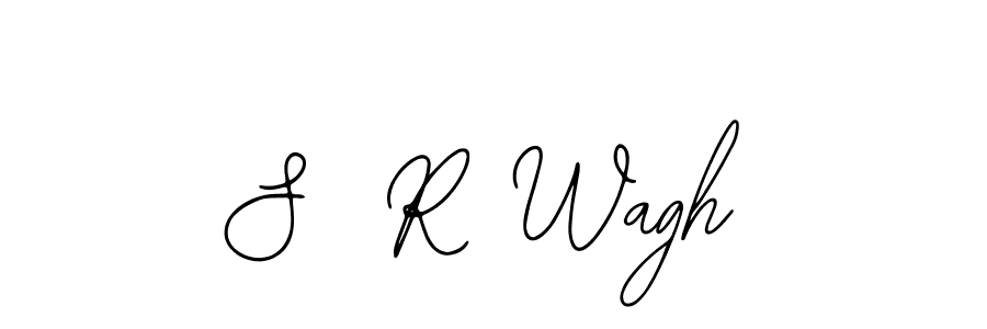 Design your own signature with our free online signature maker. With this signature software, you can create a handwritten (Bearetta-2O07w) signature for name S  R Wagh. S  R Wagh signature style 12 images and pictures png