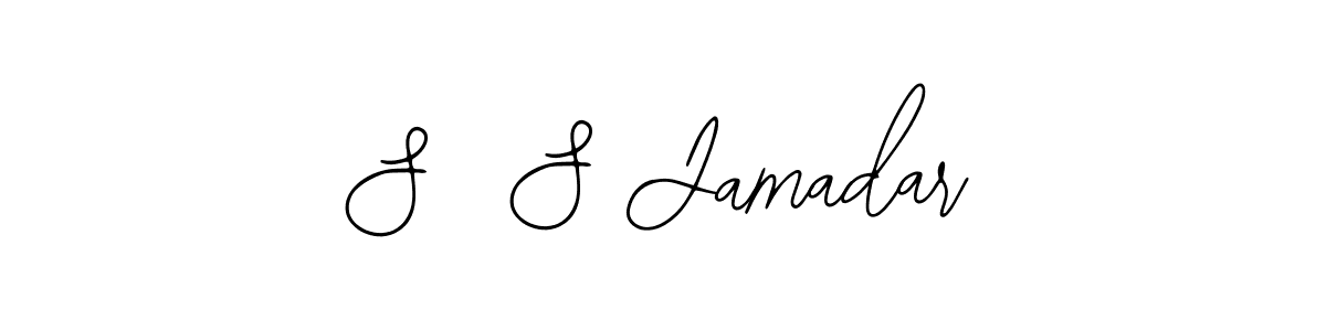 Create a beautiful signature design for name S  S Jamadar. With this signature (Bearetta-2O07w) fonts, you can make a handwritten signature for free. S  S Jamadar signature style 12 images and pictures png